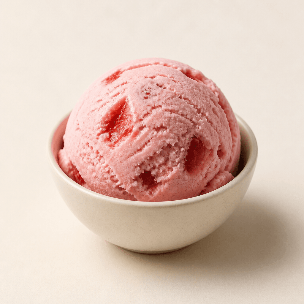 South End Strawberry ice cream