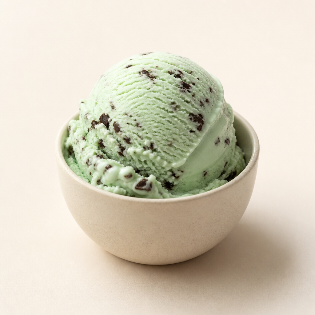 Myers Park Mint Chip ice cream